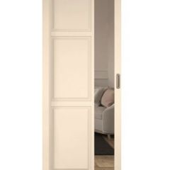 Шкаф-купе 2150 серии NEW CLASSIC K5+K5+K5+B22+PL3 (по 2 ящика лев/прав+1 штанга+1полка) профиль «Капучино» в Магнитогорске - magnitogorsk.mebel24.online | фото 14