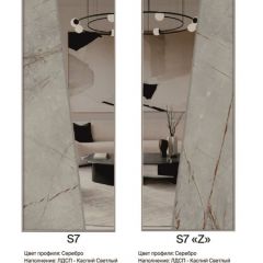 Шкаф-купе 2250 серии SILVER S3+S1+S4 B22+PL3 (по 2 ящика лев/прав+2 штанги) профиль «Серебро» в Магнитогорске - magnitogorsk.mebel24.online | фото 16