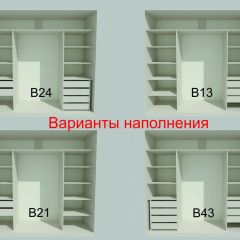 Шкаф-купе 2450 серии NEW CLASSIC K6Z+K1+K6+B22+PL1 (по 2 ящика лев/прав+1 штанга) профиль «Капучино» в Магнитогорске - magnitogorsk.mebel24.online | фото 7