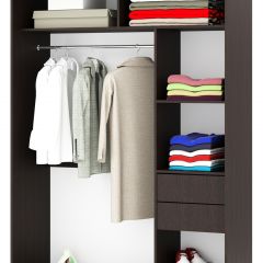Шкаф-купе Фаворит 1.5 серия Альянс (Венге) в Магнитогорске - magnitogorsk.mebel24.online | фото 2