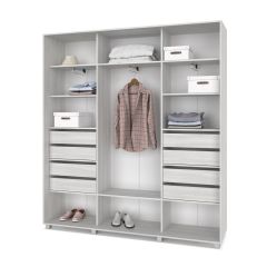 МАРТИН Шкаф-купе Шимо светлый (2200*450) М421 в Магнитогорске - magnitogorsk.mebel24.online | фото 4