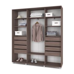 МАРТИН Шкаф-купе Шимо темный (2200*450) М421 в Магнитогорске - magnitogorsk.mebel24.online | фото 4