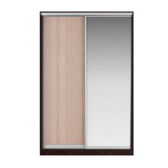 Шкаф-купе Рене 1500 вариант 3 (ЛДСП/Зеркало) в Магнитогорске - magnitogorsk.mebel24.online | фото