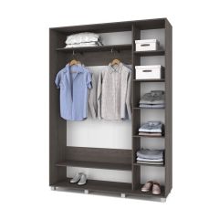 РОЛАНД Шкаф-купе Анкор темный (450*1600) Р461 в Магнитогорске - magnitogorsk.mebel24.online | фото 3