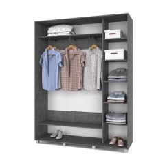 РОЛАНД Шкаф-купе Камень темный (450*1700) Р471 в Магнитогорске - magnitogorsk.mebel24.online | фото 3