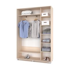 РОЛАНД Шкаф-купе Млечный дуб (450*1500) Р451 в Магнитогорске - magnitogorsk.mebel24.online | фото 3