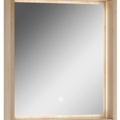 Шкаф-зеркало Nice 60 с подсветкой Домино (DN4706HZ) в Магнитогорске - magnitogorsk.mebel24.online | фото 1