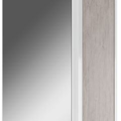 Шкаф-зеркало Uno 60 Дуб серый левый/правый Домино (DU1503HZ) в Магнитогорске - magnitogorsk.mebel24.online | фото 1