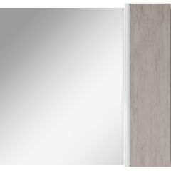 Шкаф-зеркало Uno 80 Дуб серый левый/правый Домино (DU1504HZ) в Магнитогорске - magnitogorsk.mebel24.online | фото 5