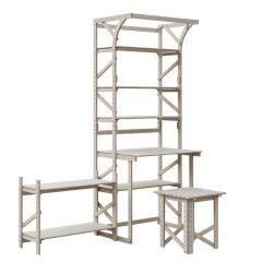 Стеллаж+стол со стойкой Конструктор Арт.СRСт2-1 в Магнитогорске - magnitogorsk.mebel24.online | фото 3