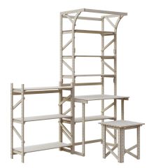 Стеллаж+стол со стойкой Конструктор Арт.СRСт2-1 в Магнитогорске - magnitogorsk.mebel24.online | фото 5