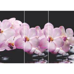 Стол Бостон-3 (Розовая Орхидея) 1100/1420*700, опора Брифинг в Магнитогорске - magnitogorsk.mebel24.online | фото 2
