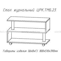 Стол журнальный №23 в Магнитогорске - magnitogorsk.mebel24.online | фото 4