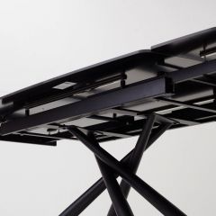 Стол RIVOLI 140 MATT BLACK MARBLE SOLID CERAMIC / BLACK, ®DISAUR в Магнитогорске - magnitogorsk.mebel24.online | фото 5