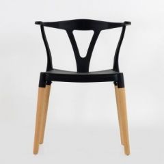 Стул Barneo N-218 Wishbone интерьерный кухонный черный в Магнитогорске - magnitogorsk.mebel24.online | фото 3