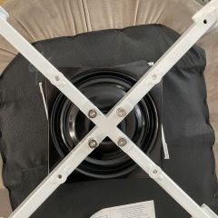 Стул MAVERICK 360 град. поворот. BLUVEL-40 BEIGE/ белый каркас, М-City в Магнитогорске - magnitogorsk.mebel24.online | фото 5