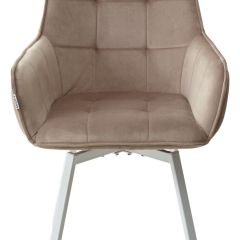 Стул MAVERICK 360 град. поворот. BLUVEL-40 BEIGE/ белый каркас, М-City в Магнитогорске - magnitogorsk.mebel24.online | фото 7