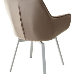 Стул MAVERICK 360 град. поворот. BLUVEL-40 BEIGE/ белый каркас, М-City в Магнитогорске - magnitogorsk.mebel24.online | фото 9