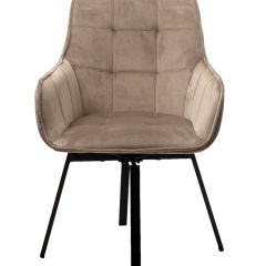 Стул MAVERICK 360 град. поворот. BLUVEL-40 BEIGE/ черный каркас, М-City в Магнитогорске - magnitogorsk.mebel24.online | фото 3