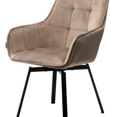 Стул MAVERICK 360 град. поворот. BLUVEL-40 BEIGE/ черный каркас, М-City в Магнитогорске - magnitogorsk.mebel24.online | фото 4