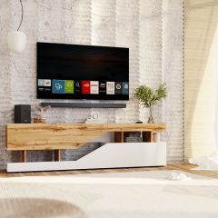 Тумба под ТВ НКМ Дубай секция №4 в Магнитогорске - magnitogorsk.mebel24.online | фото 3