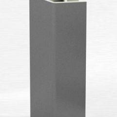 Угловое соединение для цоколя 135 гр. h150 мм (Алюминий, Белый, Черный, Сономаый) в Магнитогорске - magnitogorsk.mebel24.online | фото