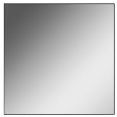 Зеркало Corsica 500х500 black без подсветки Sansa (SB1063Z) в Магнитогорске - magnitogorsk.mebel24.online | фото