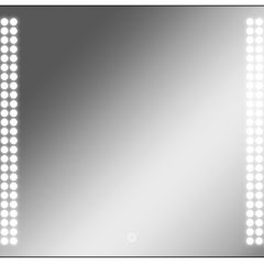 Зеркало Cosmo 90 black с подсветкой Sansa (SC1051Z) в Магнитогорске - magnitogorsk.mebel24.online | фото 1