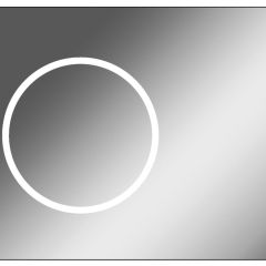 Зеркало Eclipse 90 black с подсветкой Sansa (SE1031Z) в Магнитогорске - magnitogorsk.mebel24.online | фото