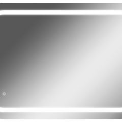 Зеркало Elis 100 white с подсветкой Sansa (SEe1045Z) в Магнитогорске - magnitogorsk.mebel24.online | фото 1