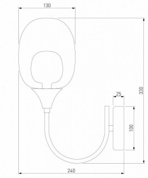 Бра Eurosvet Spritz 70218/1 латунь в Магнитогорске - magnitogorsk.mebel24.online | фото 4