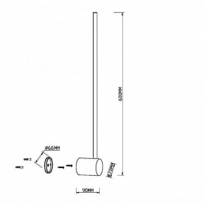 Бра Maytoni Light stick MOD237WL-L6B3K в Магнитогорске - magnitogorsk.mebel24.online | фото 3