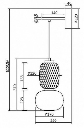 Бра Maytoni Pattern MOD267WL-L18G3K в Магнитогорске - magnitogorsk.mebel24.online | фото 4