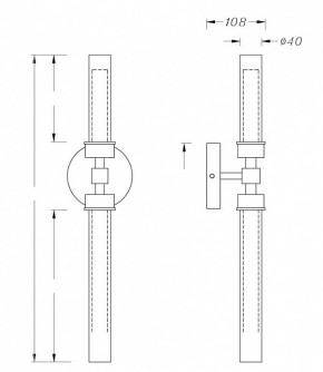 Бра Maytoni Stelo MOD116WL-L7B3K в Магнитогорске - magnitogorsk.mebel24.online | фото 3