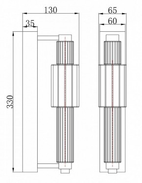 Бра Maytoni Verticale MOD308WL-L9CH3K в Магнитогорске - magnitogorsk.mebel24.online | фото 3