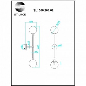 Бра ST-Luce Chieti SL1506.201.02 в Магнитогорске - magnitogorsk.mebel24.online | фото 5