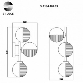 Бра ST-Luce Todo SL1184.401.03 в Магнитогорске - magnitogorsk.mebel24.online | фото 6
