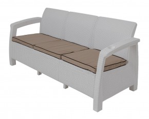 Диван Yalta Premium Sofa 3 Set (Ялта) белый (+подушки под спину) в Магнитогорске - magnitogorsk.mebel24.online | фото 1