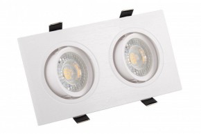 DK3022-WH Встраиваемый светильник, IP 20, 10 Вт, GU5.3, LED, белый, пластик в Магнитогорске - magnitogorsk.mebel24.online | фото 1