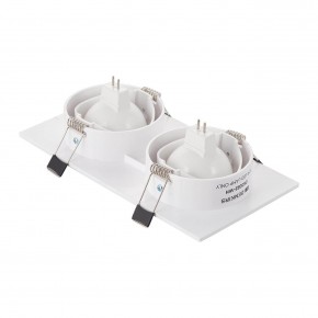 DK3022-WH Встраиваемый светильник, IP 20, 10 Вт, GU5.3, LED, белый, пластик в Магнитогорске - magnitogorsk.mebel24.online | фото 3