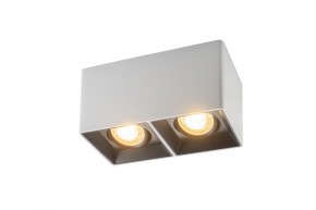 DK3035-WB Светильник накладной IP 20, 10 Вт, GU5.3, LED, белый/черный, пластик в Магнитогорске - magnitogorsk.mebel24.online | фото 1