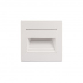 DK3050-WH Светильник встраиваемый в стену, IP 20, LED 3000, 1 Вт, белый, пластик в Магнитогорске - magnitogorsk.mebel24.online | фото 3