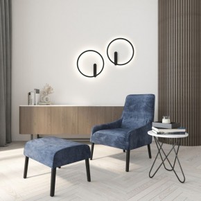 DK5035-BK Бра ROUND со светодиодом, IP20, 24W, 3000/4000/6500K, черный, алюминий в Магнитогорске - magnitogorsk.mebel24.online | фото 8