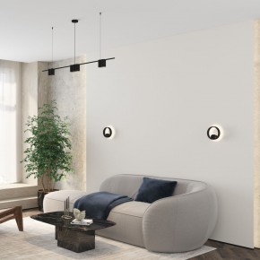 DK5060-BK Бра ORBIT, IP20, 3000К, LED, 10 Вт, черный матовый, алюминий в Магнитогорске - magnitogorsk.mebel24.online | фото 6