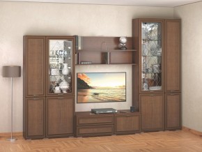 Гостиная-горка Ливорно орех в Магнитогорске - magnitogorsk.mebel24.online | фото 1