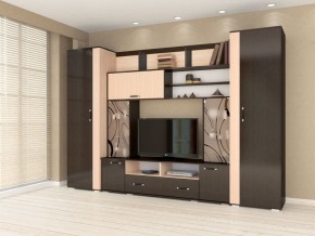 Гостиная Оскар-18-2 венге-дуб молочный в Магнитогорске - magnitogorsk.mebel24.online | фото