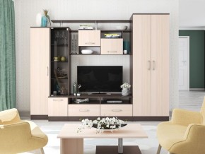 Гостиная Оскар-5 венге/дуб молочный в Магнитогорске - magnitogorsk.mebel24.online | фото 1