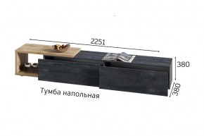 ХЛОЯ Гостиная (Дуб Вотан/Обсидиан) модульная в Магнитогорске - magnitogorsk.mebel24.online | фото 9