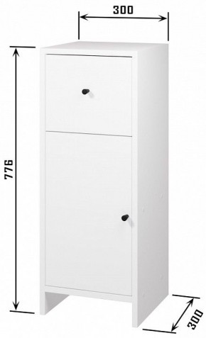 Комод Квадро в Магнитогорске - magnitogorsk.mebel24.online | фото 3
