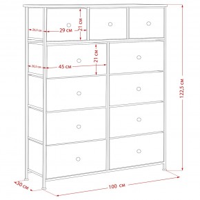 Комод Leset Линкс 11 ящиков (МДФ) в Магнитогорске - magnitogorsk.mebel24.online | фото 12